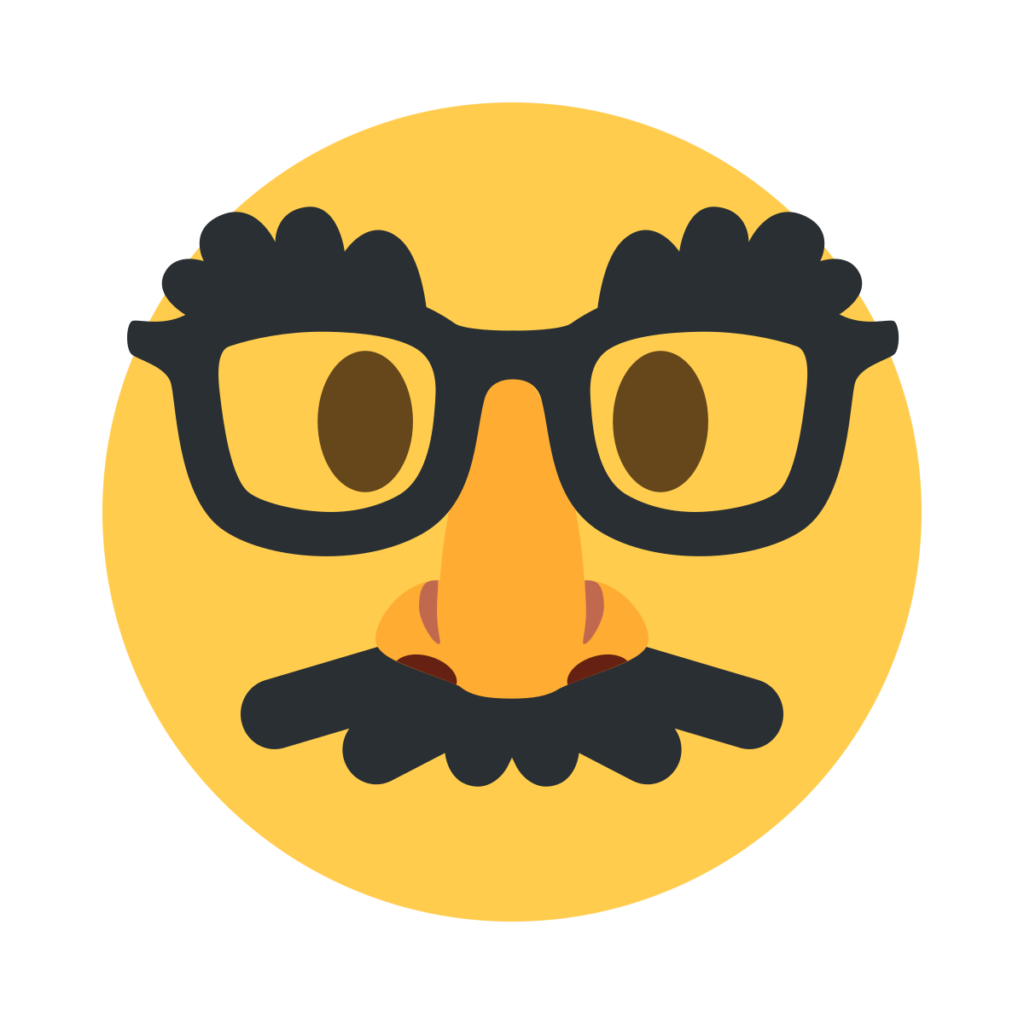 ⊛ Disguised Face Emoji