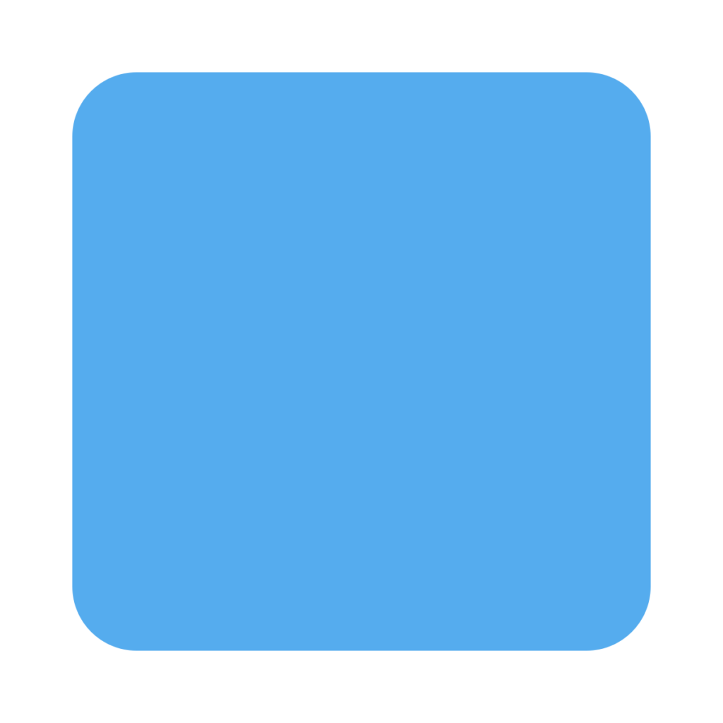 Blue Square Emoji