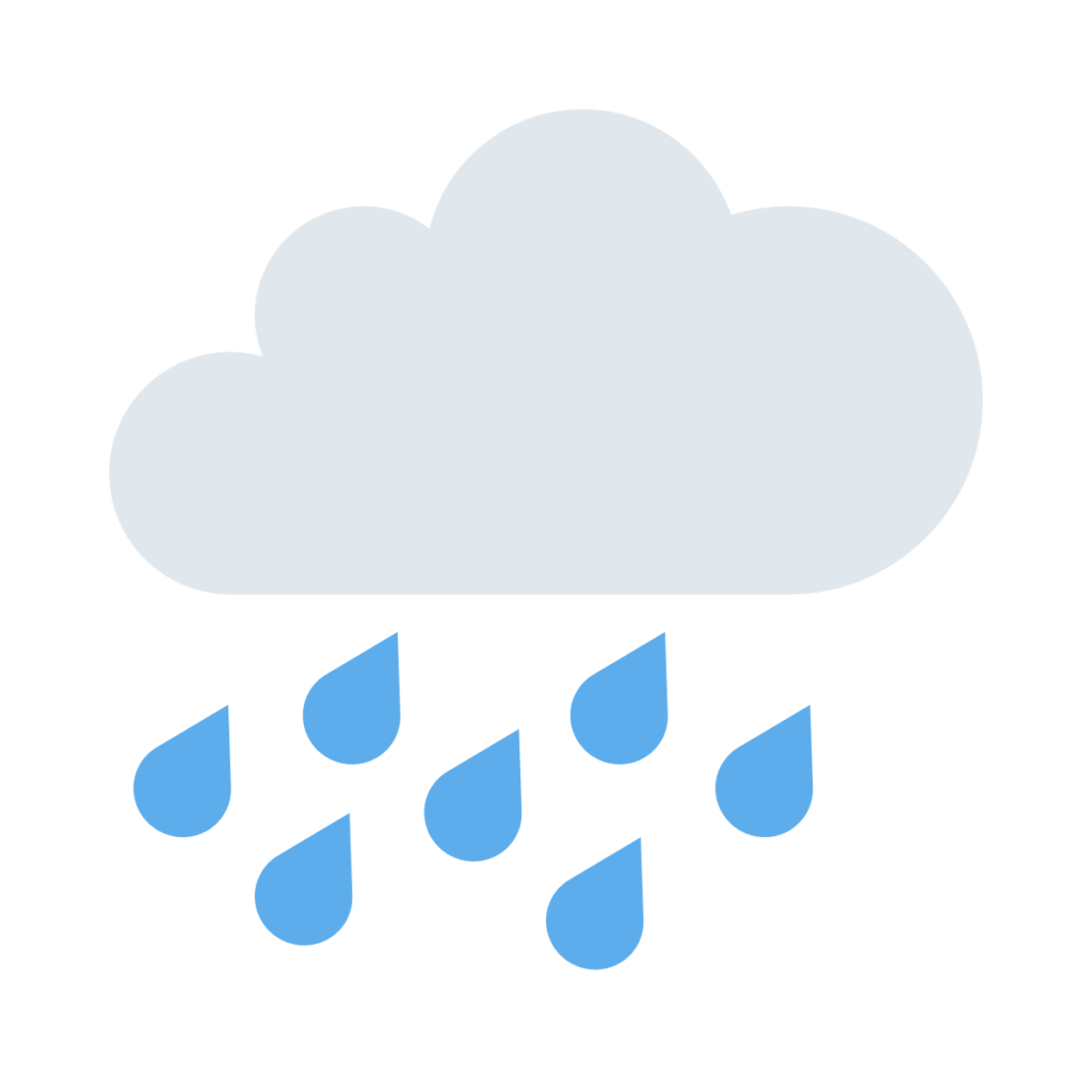Cloud With Rain Emoji