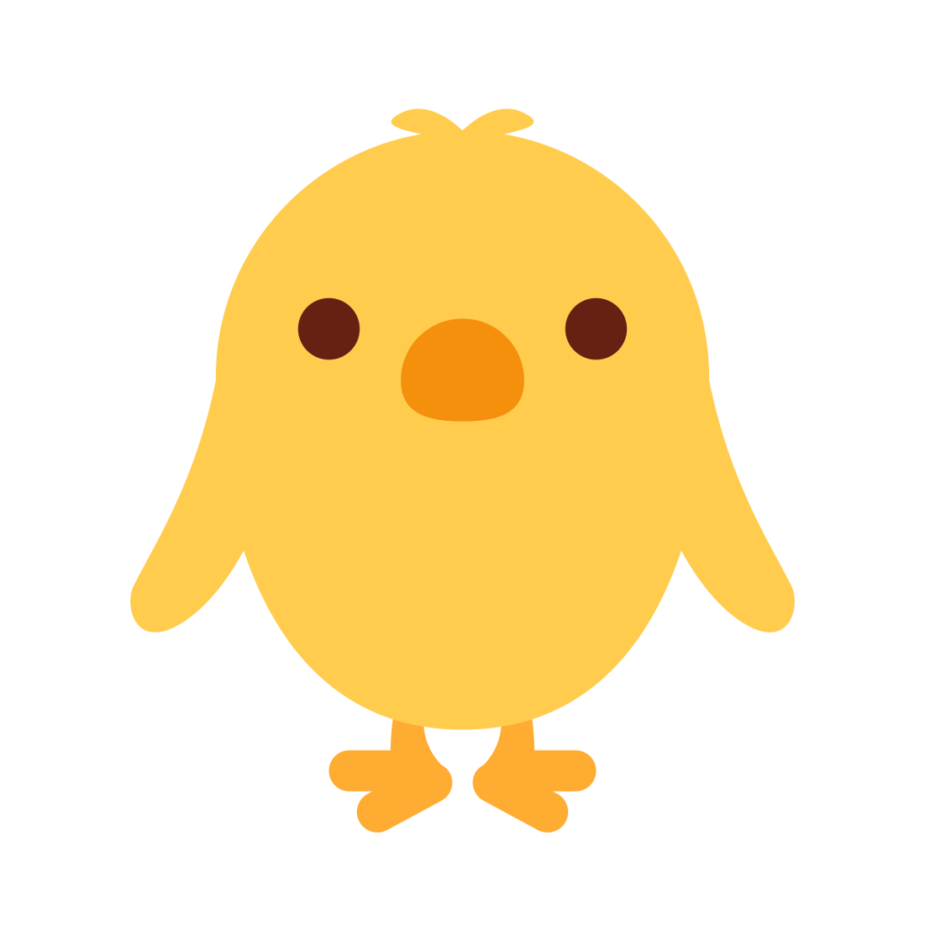 Front Facing Baby Chick Emoji