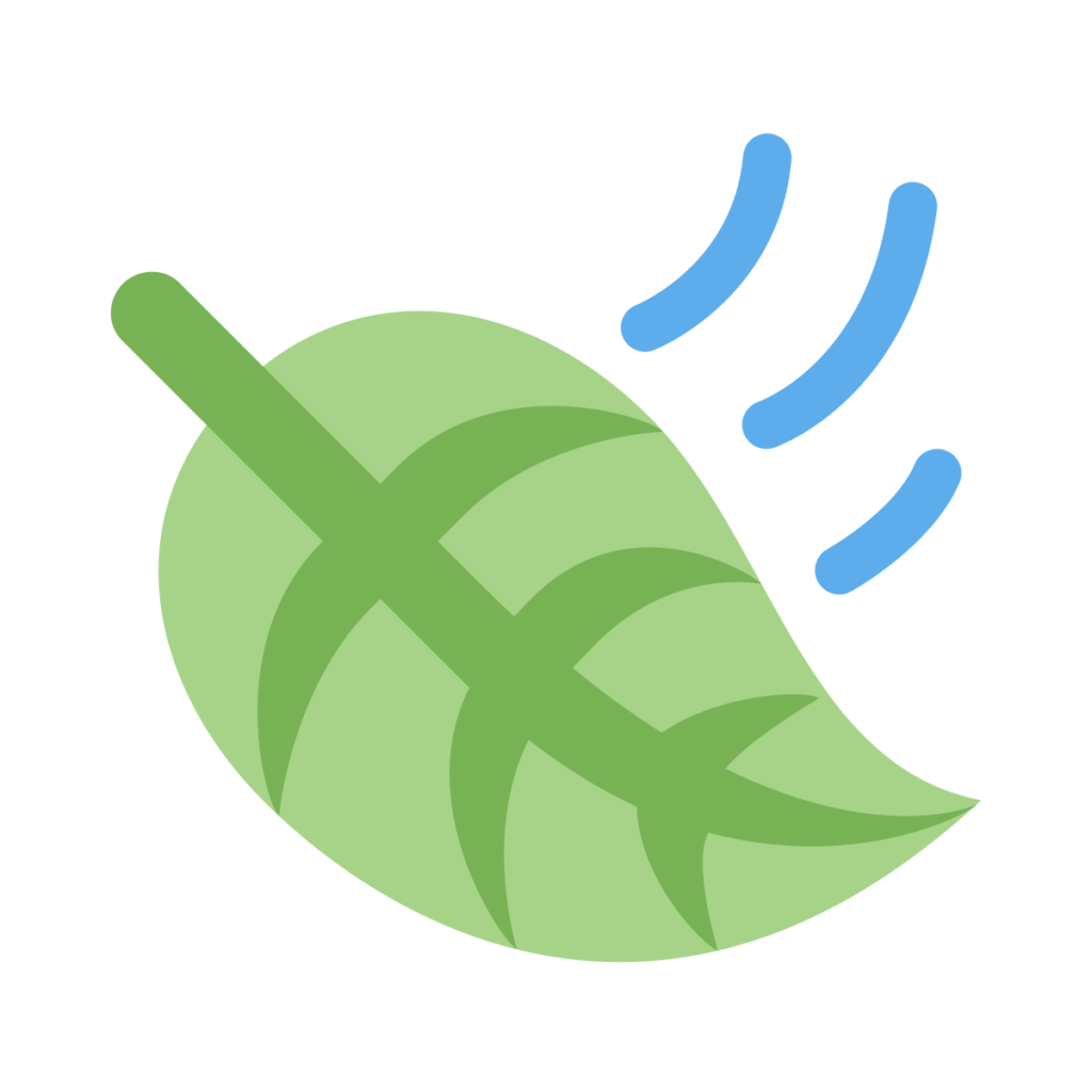 Leaf Fluttering In Wind Emoji