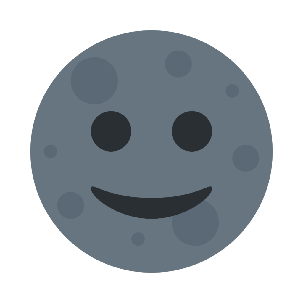 New Moon Face Emoji