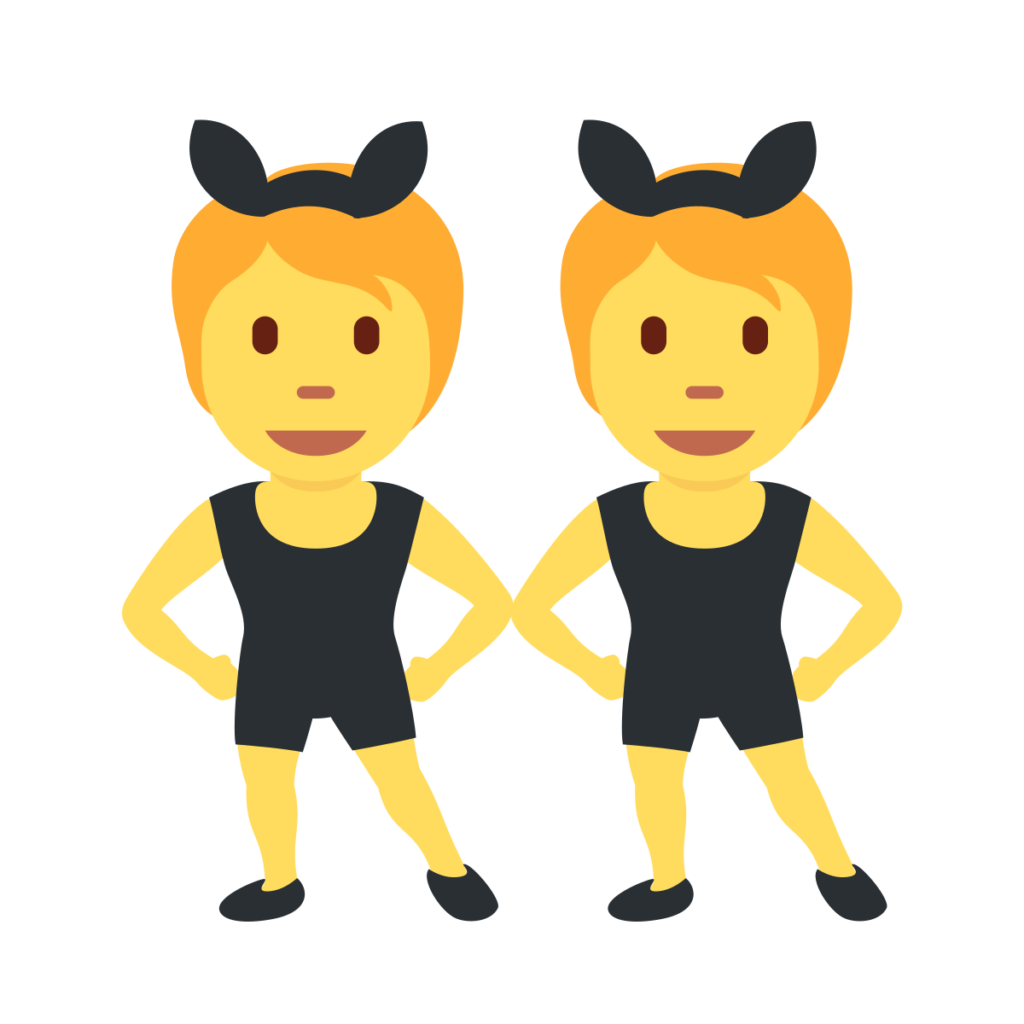 People With Bunny Ears Emoji