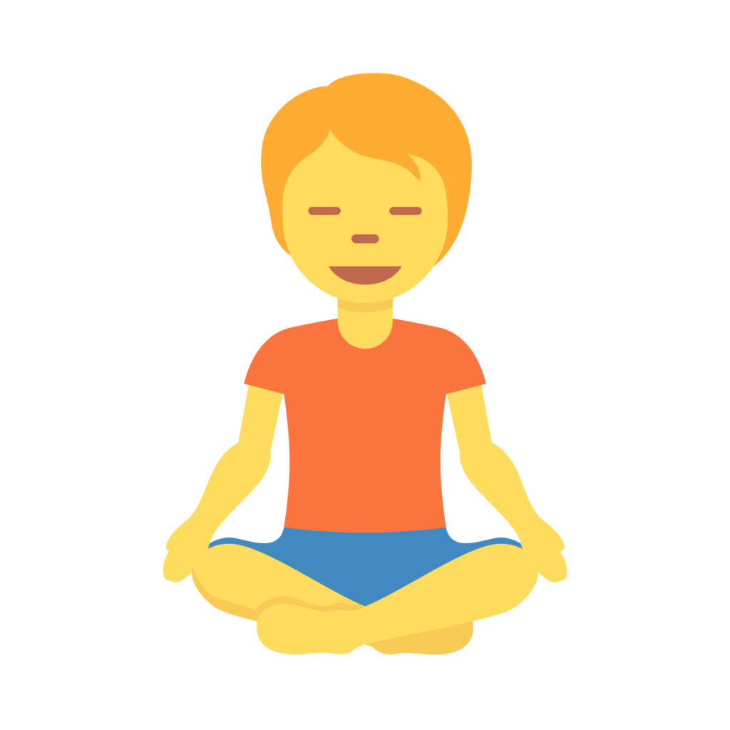 Person In Lotus Position Emoji