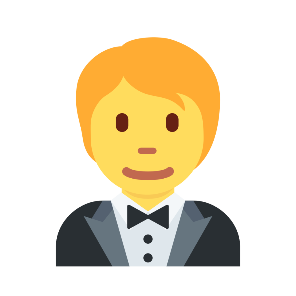 Person In Tuxedo Emoji