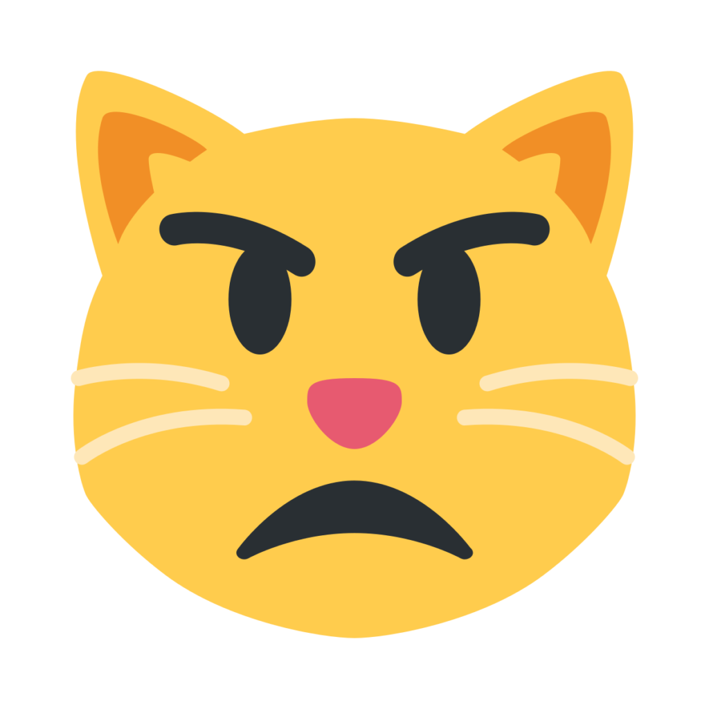 Pouting Cat Emoji