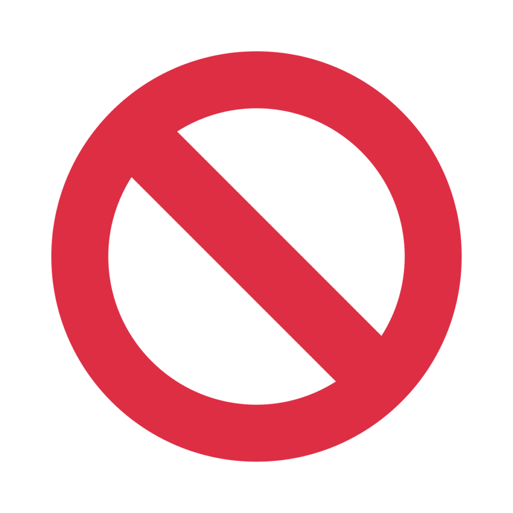 Prohibited Emoji