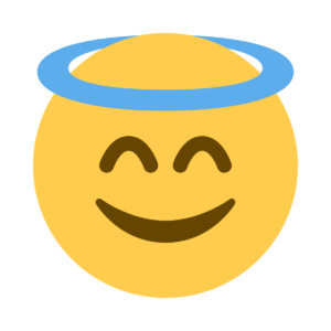 Smiling Face With Halo Emoji