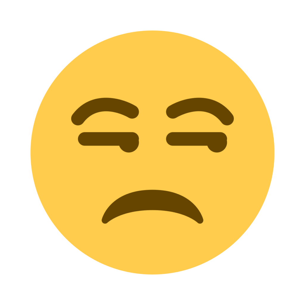 Unamused Face Emoji 1