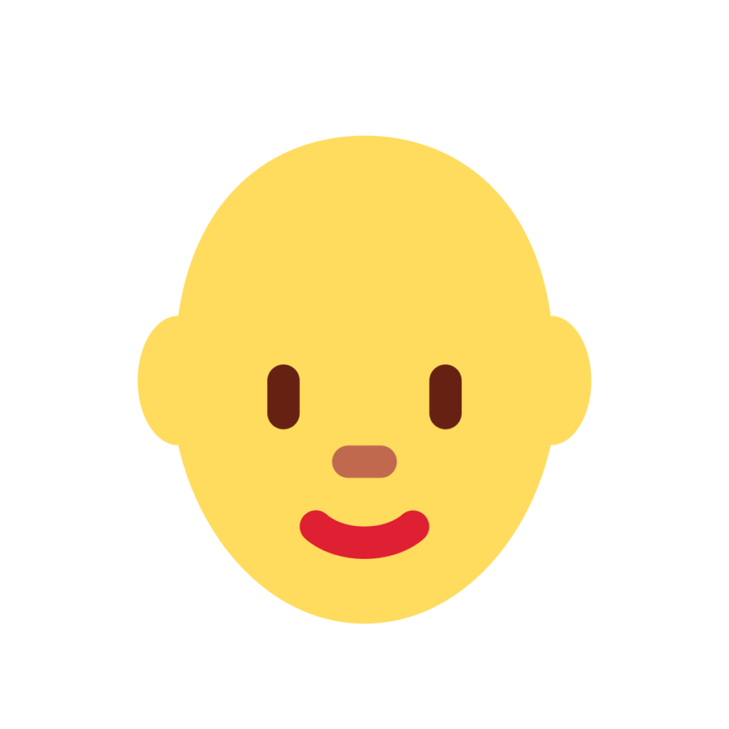 Woman Bald Emoji