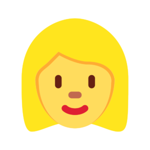 Woman Blond Hair Emoji
