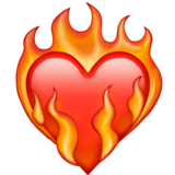 heart on fire 2764 fe0f 200d 1f525